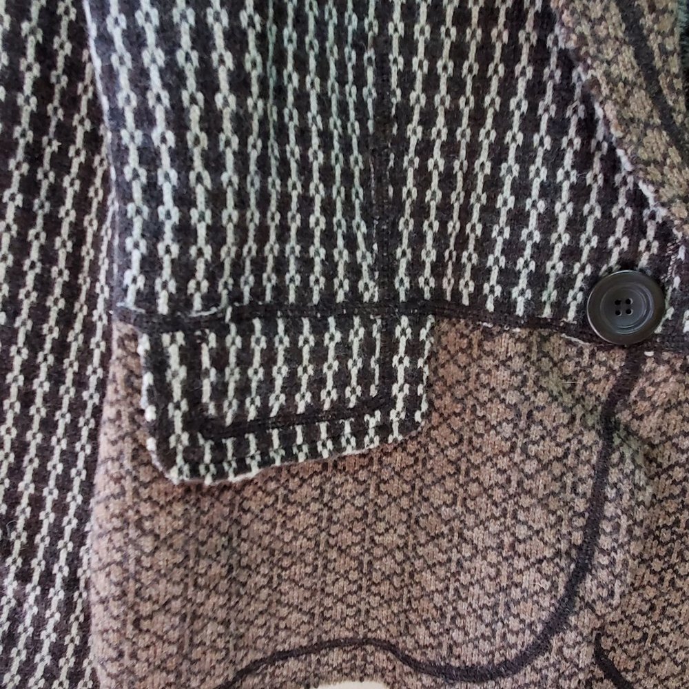 Nine West Lambs Wool Patch Pattern Jacket - image 4